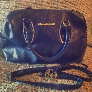 Faux Michael Kors Blue Handbag